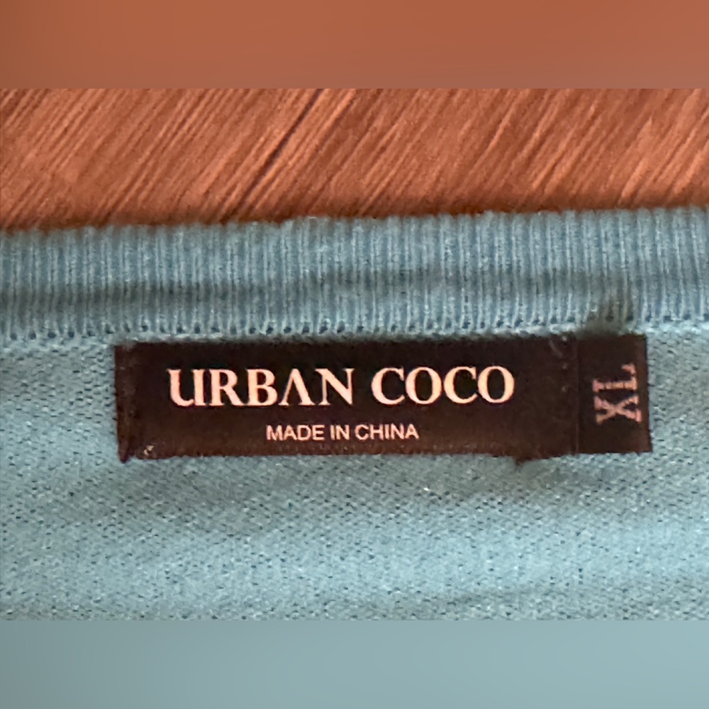 Urban Coco Lightweight Turquoise Button-Front Car… - image 5